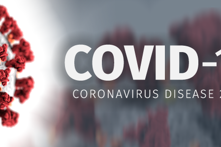 Ilustrasi virus corona (COVID-19).