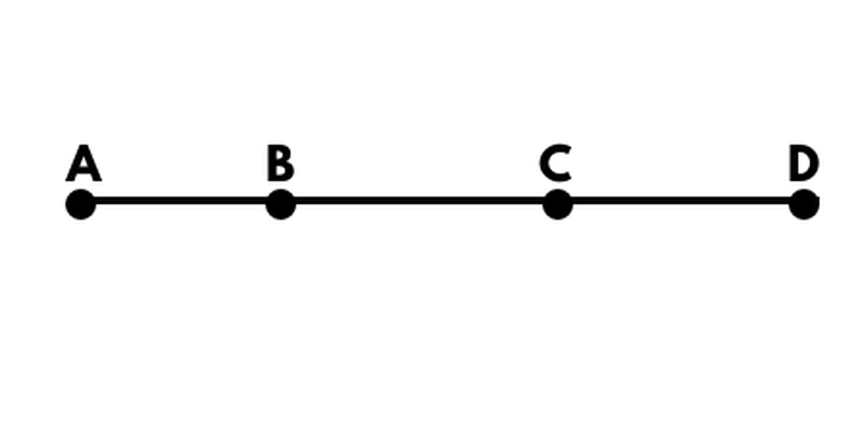contoh soal 2 perbandingan ruas garis.