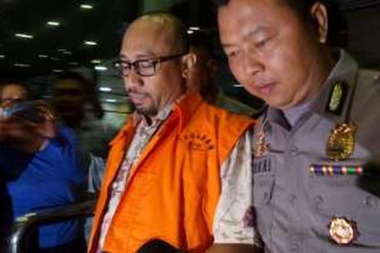 Anggota Komisi V DPR Andi Taufan Tiro ditahan KPK, Selasa (6/9/2016).