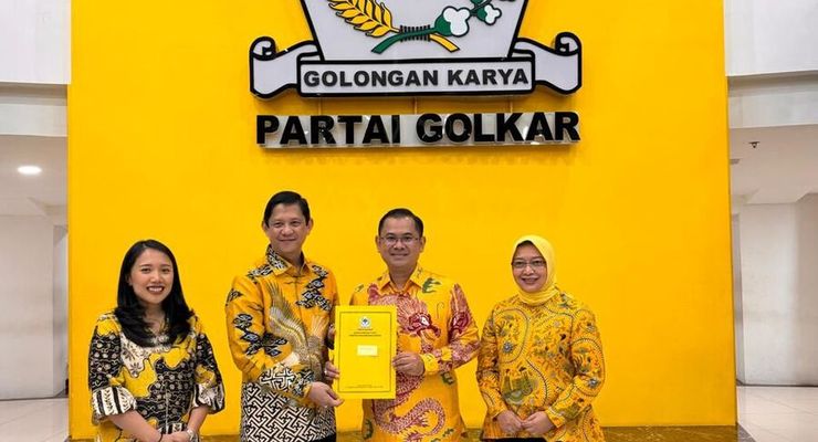Golkar dan PSI Usung Pasangan Arfi Rafnialdi-Yena Masoem pada Pilkada Kota Bandung
