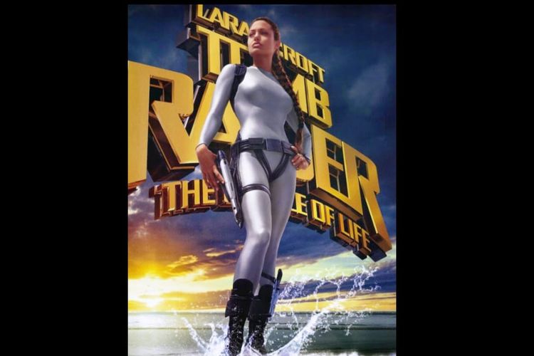 Poster film Lara Croft Tomb Rider: The Craddle of Life (2003). Tayang mulai 16 Agustus di Netflix 