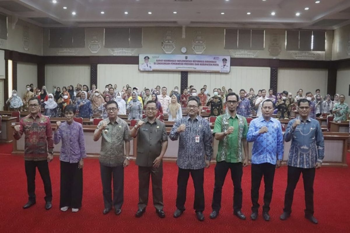 Pemprov Lampung Gelar Rakor Implementasi Reformasi Birokrasi di Lingkungan Pemprov Lampung dan Kabupaten/Kota 