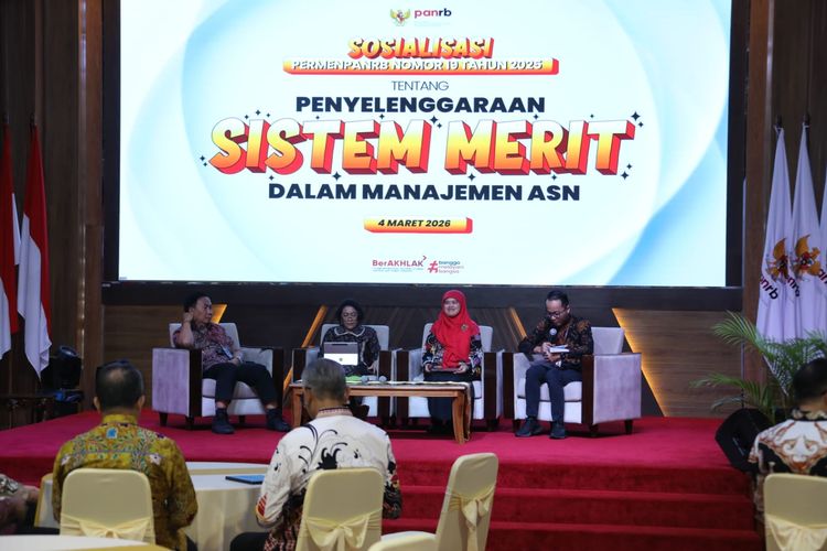 Sosialisasi PermenPANRB Nomor 19 Tahun 2025 kepada seluruh pemerintah daerah di Kantor Kementerian PANRB, Jakarta, Rabu (4/3/2026).
