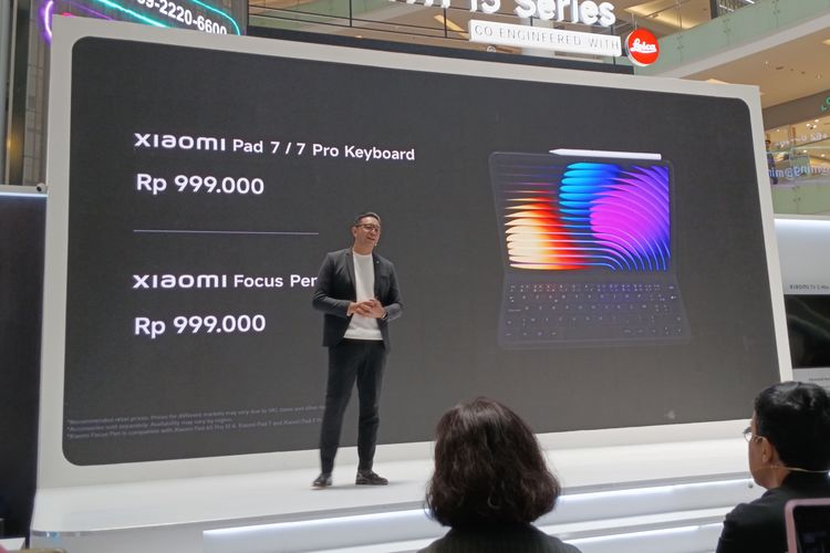 Xiaomi juga menjual pena digital Xiaomi Focus dan keyabord Xiaomi Pad 7/7 Pro secara terpisah.