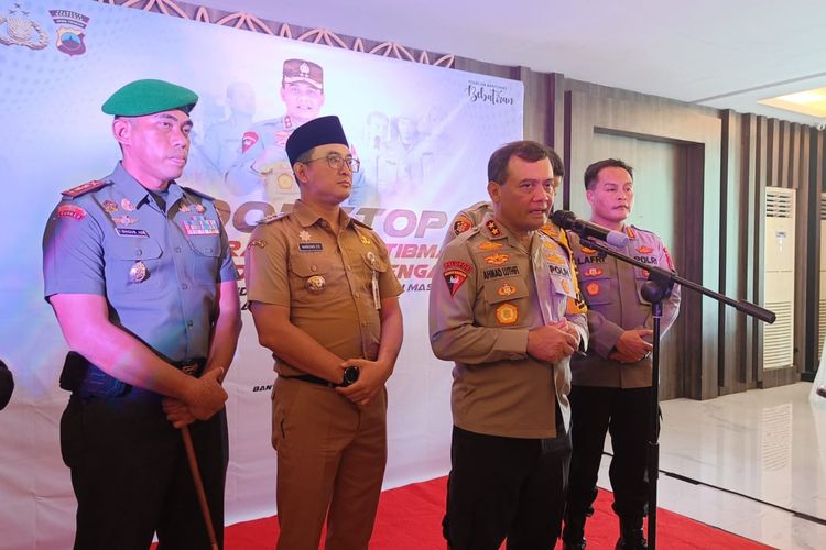 Kapolda Jateng Irjen Ahmad Luthfi di Hotel Java Heritage Purwokerto, Kabupaten Banyumas, Jawa Tengah, Senin (29/4/2024).
