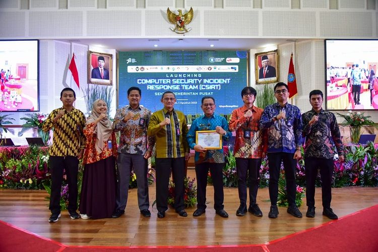 Peluncuran Computer Security Incident Response Team (CSIRT) oleh Badan Nasional Penanggulangan Terorisme Republik Indonesia (BNPT RI).