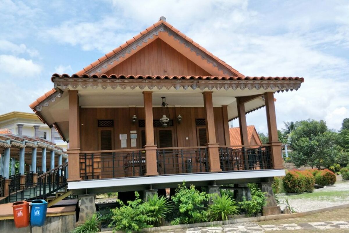 Perkampungan Budaya Betawi (PBB) Setu Babakan di Kelurahan Srengseng Sawah, Jagakarsa, Jakarta Selatan. Foto diambil Kamis (22/3/2018). 