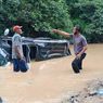 Pajero Terjun ke Sungai Usai Senggol Motor dan Mobil, Polisi: Pengemudi Dilarikan ke RS