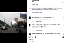 Video Pengendara Wanita Tabrak Mobil akibat Belok Sembarangan