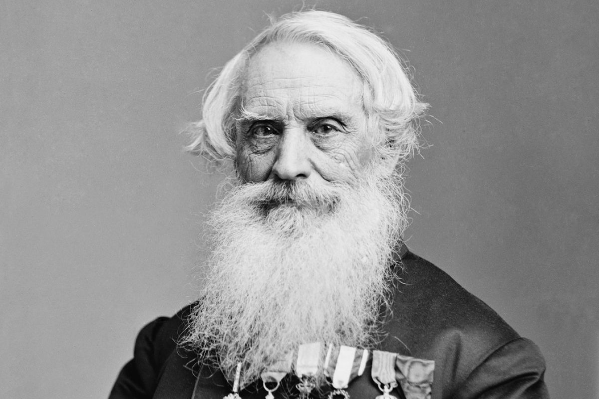 Samuel Morse, penemu Telegraf dan Sandi Morse.