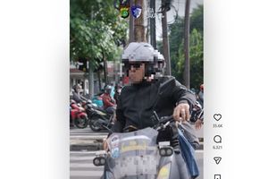 Marah Dirazia Polisi, Pemotor Lawan Arah: Pencitraan Kalian, Saya Tak Takut!