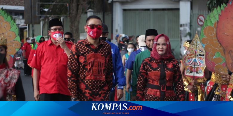 Nyalon dalam Pilkada, Anak Wali Kota Magelang Diantar dengan Becak
