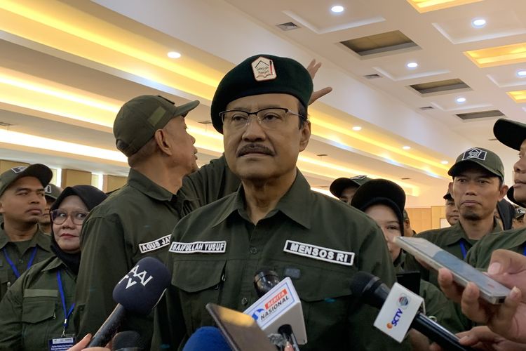 Sekretaris Jenderal Pengurus Besar Nahdlatul Ulama (PBNU), Saifullah Yusuf atau Gus Ipul saat ditemui di Pusdiklatbangprof Margaguna, Jakarta Selatan, Senin (24/11/2025).