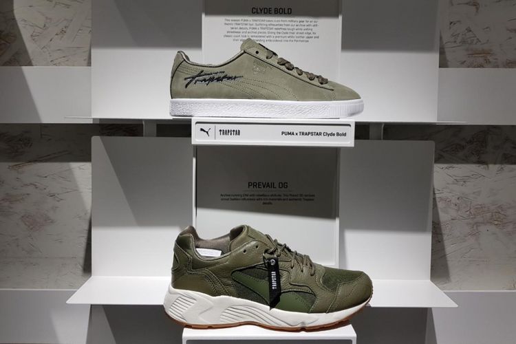 PUMA X TRAPSTAR, salah satu koleksi sneaker kolaborasi di Puma Select, Pacific Place Mall, Jakarta.