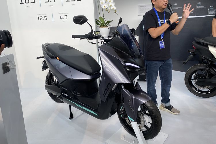 Motor listrik ION Mobility M1-S tampil di GIIAS 2023, masih belum jualan dan akui fokus produksi 