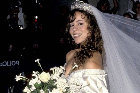 Ternyata, Gaun Pengantin Mariah Carey 1993 Terinspirasi Putri Diana