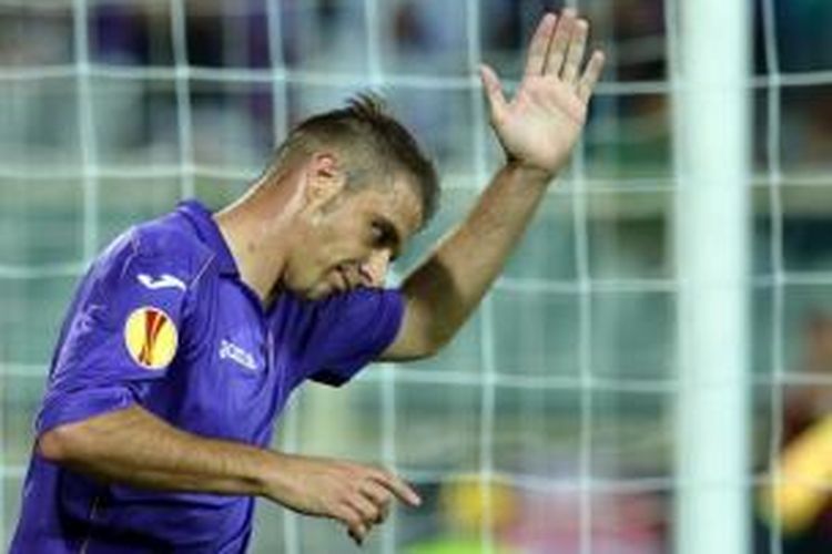 Gelandang Fiorentina asal Spanyol, Joaquin Sanchez