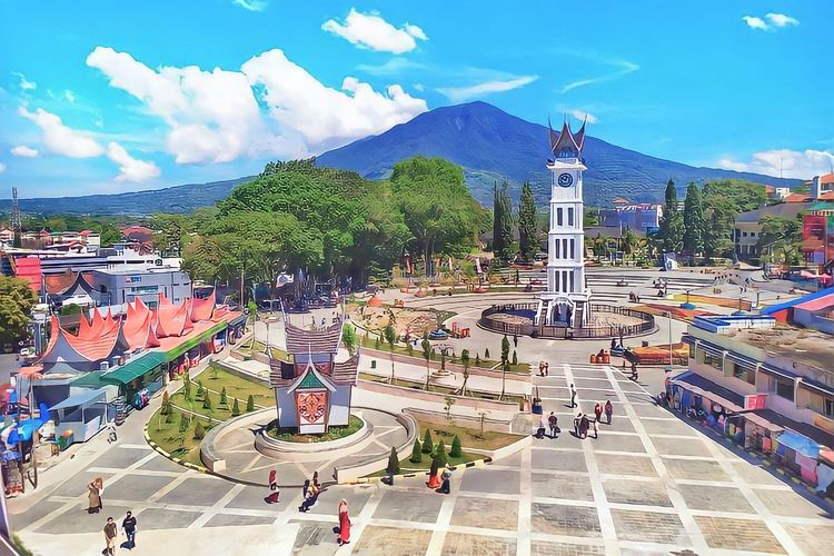 Ilustrasi Jam Gadang