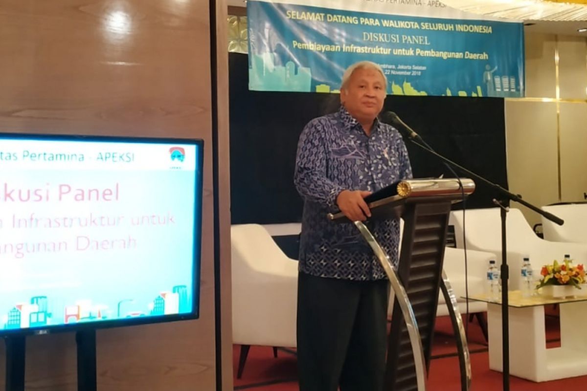 Universitas Pertamina bersama Asosiasi Pemerintah Kota Seluruh Indonesia (APEKSI) menyelenggarakan diskusi panel di Jakarta, Kamis (22/11/2018), mengangkat tema ?Pembiayaan Infrastruktur untuk Pembangunan Daerah?.