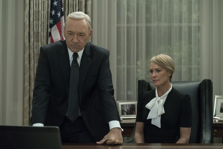 Serial House Of Cards di Netflix.