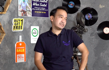 Pembawa acara Ruben Onsu berbincang dengan komedian Eko Patrio di Sikopat Channel di YouTube.