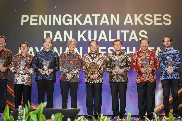 Malam Penganugerahan Apresiasi Kinerja Pemerintahan Daerah 2025 di Flores Ballroom Hotel Borobudur, Jakarta, Senin (1/12/2025)