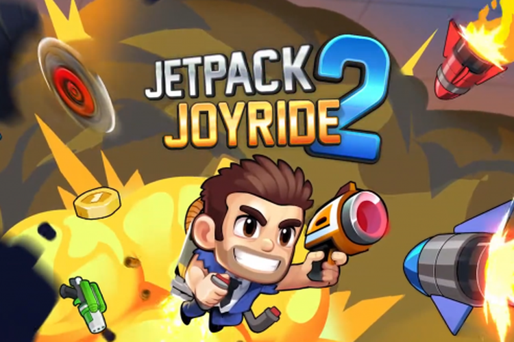 Ilustrasi game mobile Jetpack Joyride 2: Bullet Rush