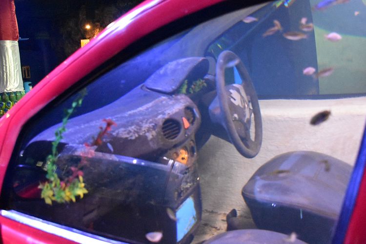 Car Aquarium di Sea World Ancol.