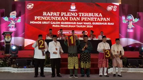 Nomor Urut 3 Pasangan Calon di Pilkada Riau