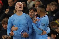 Hasil Man City Vs Fulham 2-1: Cancelo Kartu Merah, Haaland Pahlawan