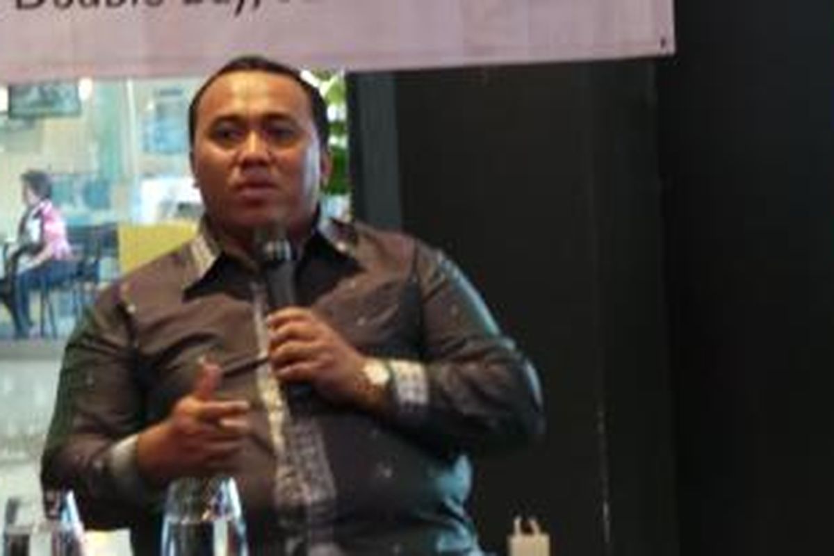 Presiden Konfederasi Serikat Pekerja Seluruh Indonesia (KSPSI) Andi Gani Nena Wea