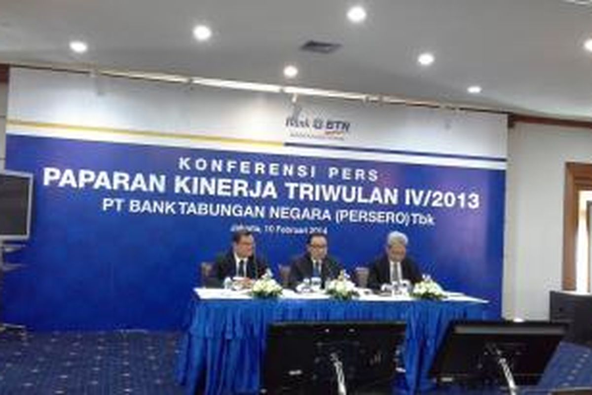 Paparan kinerja PT Bank Tabungan Negara (BBTN).