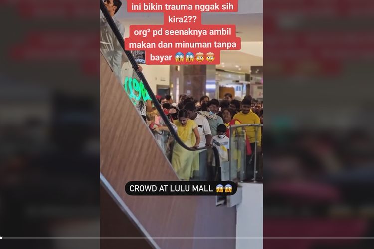 Lulu Mall di India diserbu pengunjung