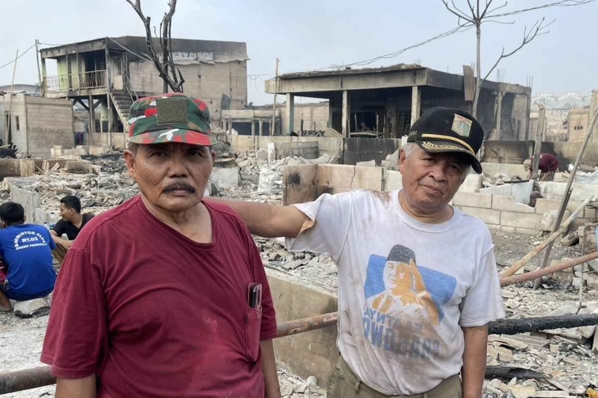 Siswoyo (62) Korban Kebakaran Penjaringan