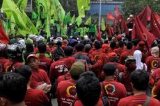 Buruh Tangerang Sosialisasi Mogok Nasional di Pabrik-pabrik