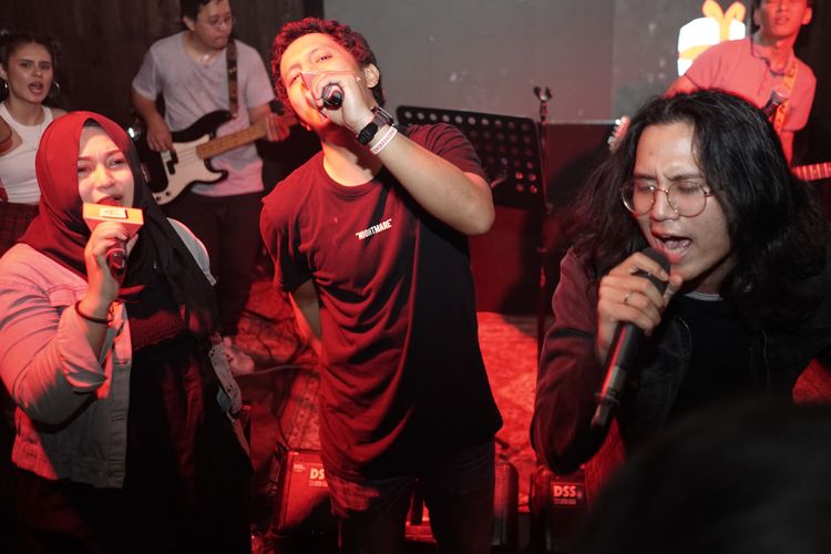 Kontes Adu Singing bikin pecah suasana Kilo Lounge, Gunawarman, Jakarta Selatan, Kamis (19/12/2019) lalu.