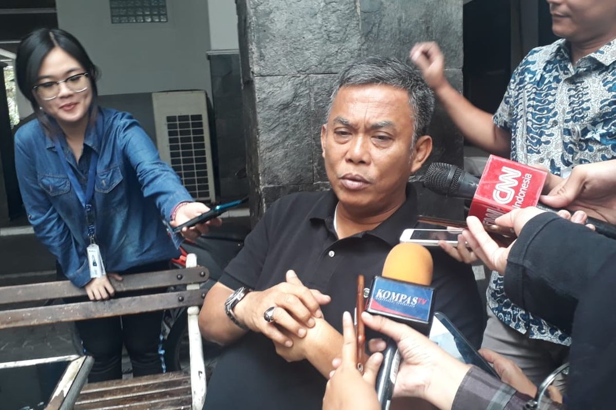 Ketua DPRD DKI Jakarta Prasetio Edi Marsudi di Balai Kota DKI Jakarta, Jumat (27/12/2019).