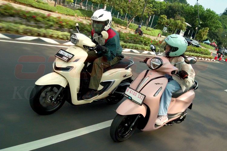 Yamaha Grand Filano dan Honda Stylo