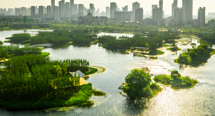 Revolusi China, Bangun Waduk Berkedok Taman Rindang Anti-Banjir
