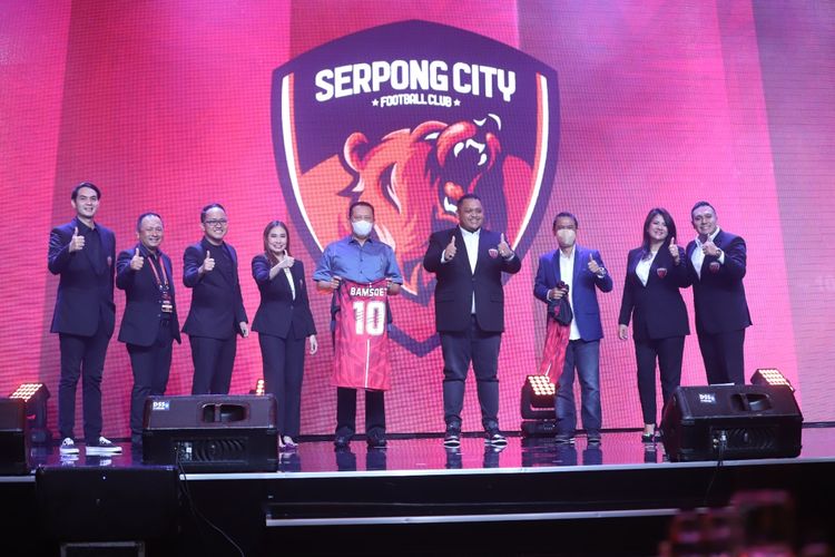 Serpong City FC diluncurkan pada Jumat (29/10/2021).
