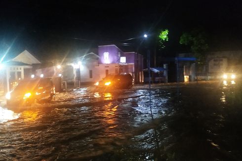 Diguyur Hujan 4 Jam, Kota Sukabumi Dikepung Banjir, Satu Orang Tewas