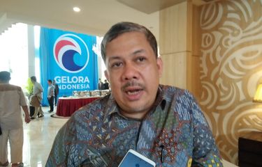 Inisiator Partai Gelora Fahri Hamzah di di Hotel Regis Arion, Jakarta Selatan, Sabtu (9/11/2019).