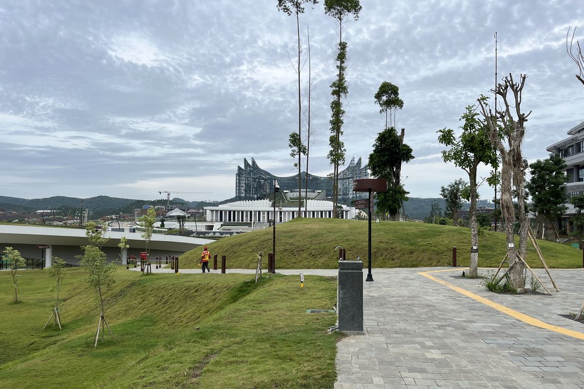 Istana Kepresidenan di Kawasan Inti Pusat Pemerintahan (KIPP), Ibu Kota Nusantara (IKN)