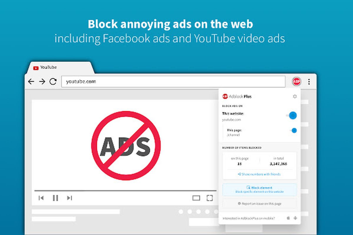 Ilustrasi AdBlock