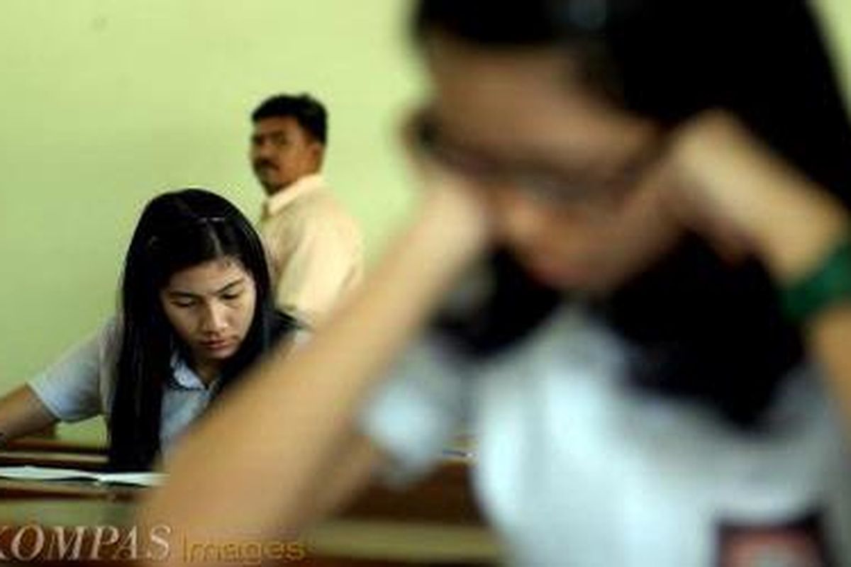 Ilustrasi: Mungin mengatakan, untuk siswa yang tidak lulus bisa langsung mendaftar ke sekolah untuk ikut UN ulangan yang akan dimulai pada 10 Mei 2010. 