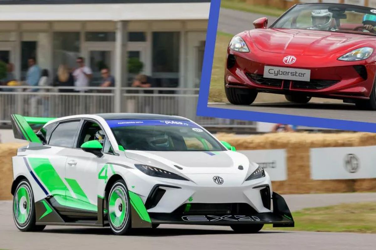 MG Cyberster dan MG EX4 Concept hadir di Goodwood Festival of Speed