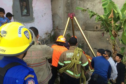 Berontak, Sapi Kurban di Bandung Masuk ke Sumur Sedalam 20 Meter