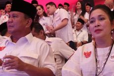 Nonton Debat, Prabowo dan Titiek Duduk Sebelahan