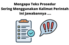 Mengapa Teks Prosedur Sering Menggunakan Kalimat Perintah? Ini Jawabannya ....