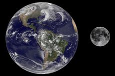 Apakah Mungkin Gravitasi Bumi Bisa Menghancurkan Bulan?
